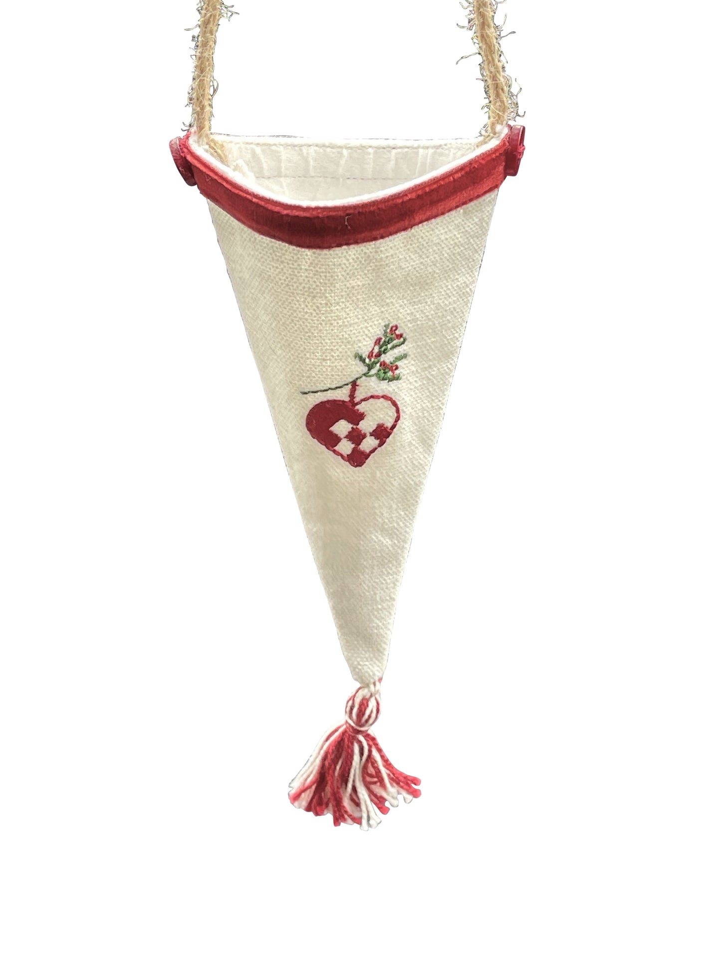 Tüte m. Herz u. Mistel