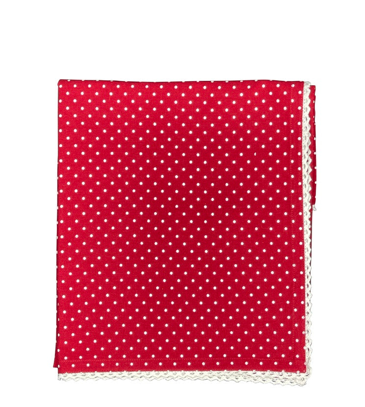 tablecloth polka dots