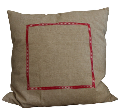 Chambray pudebetræk med bånd