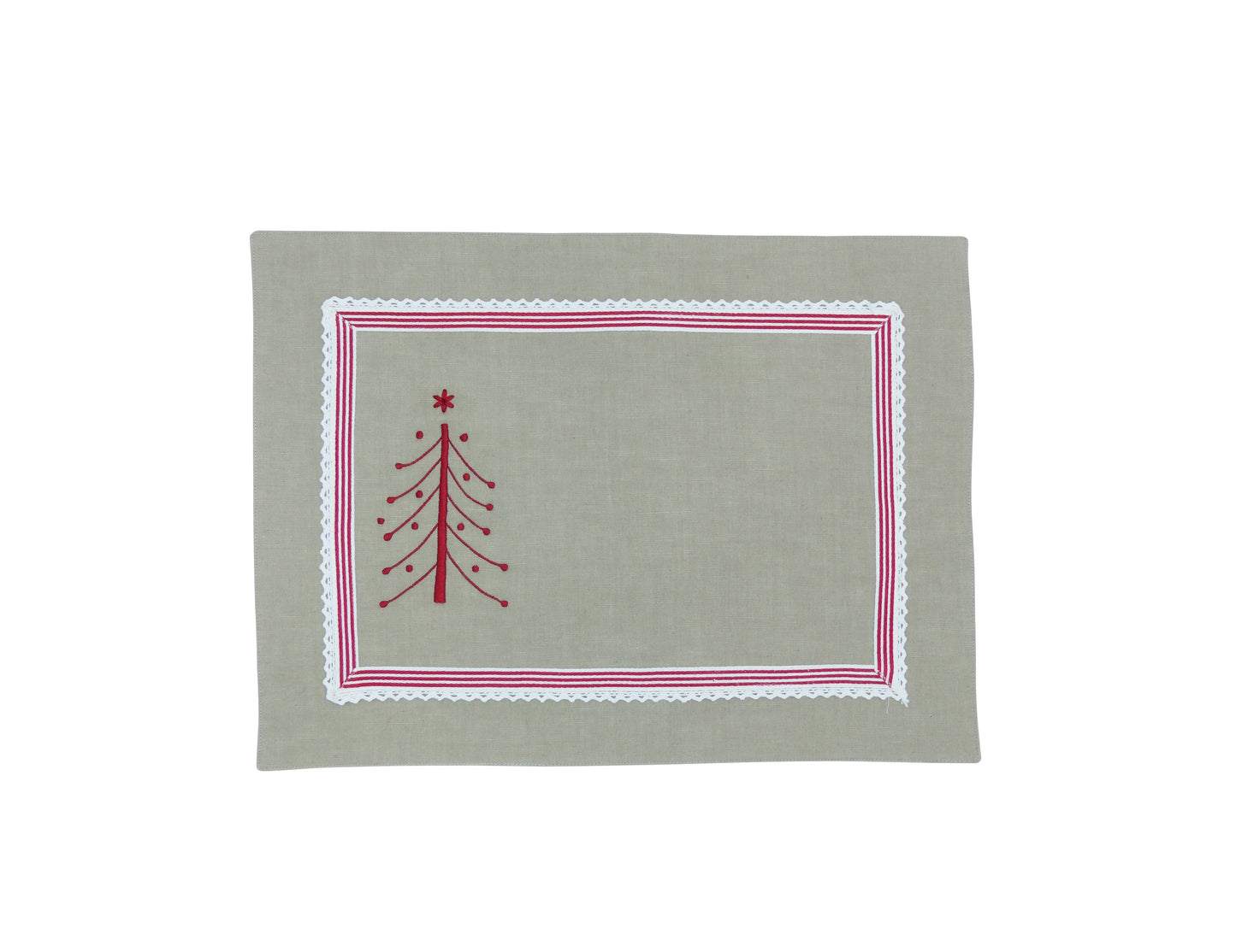 Placemat Fir 2-sided, Linen