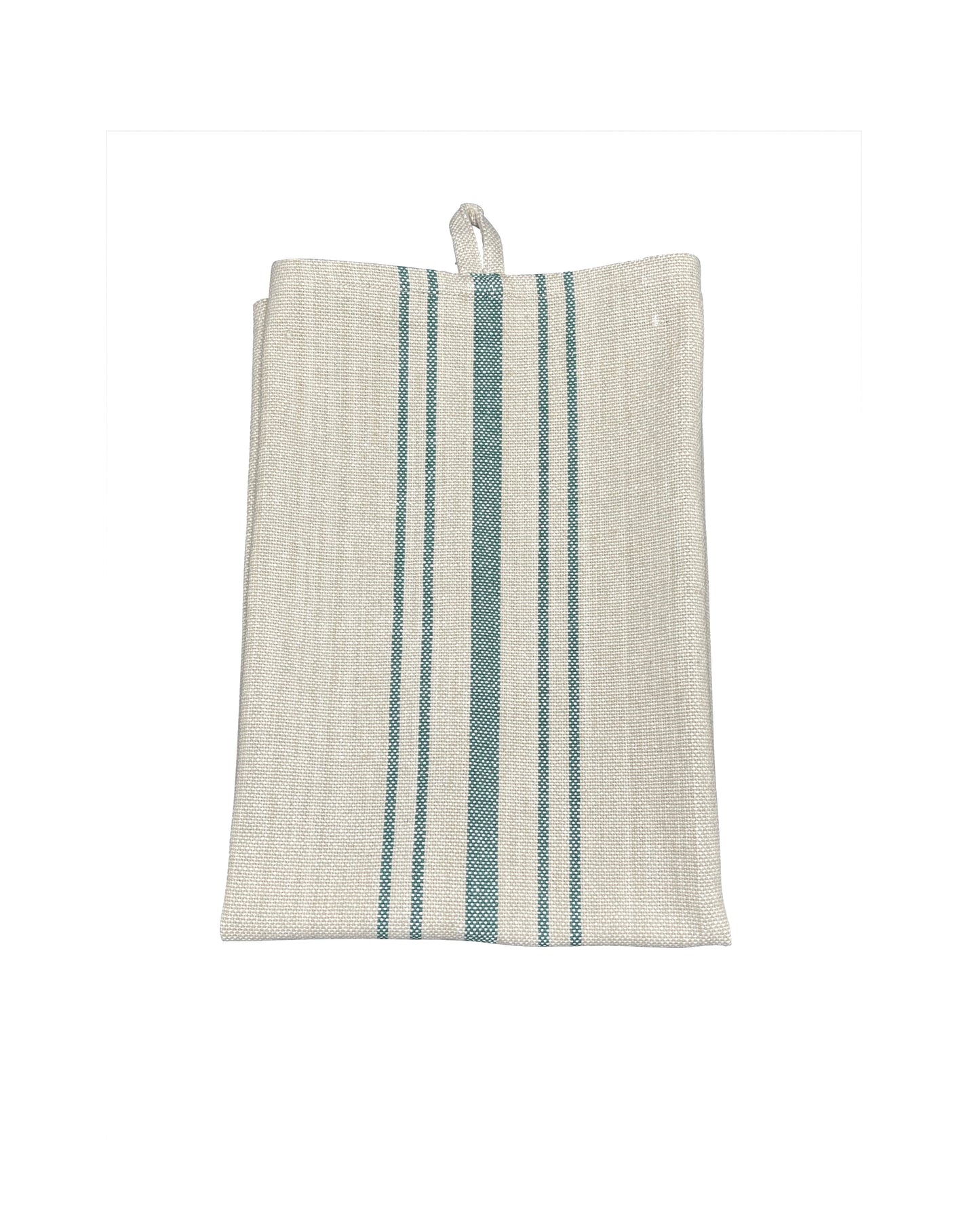 Geschirrtuch Jute grün