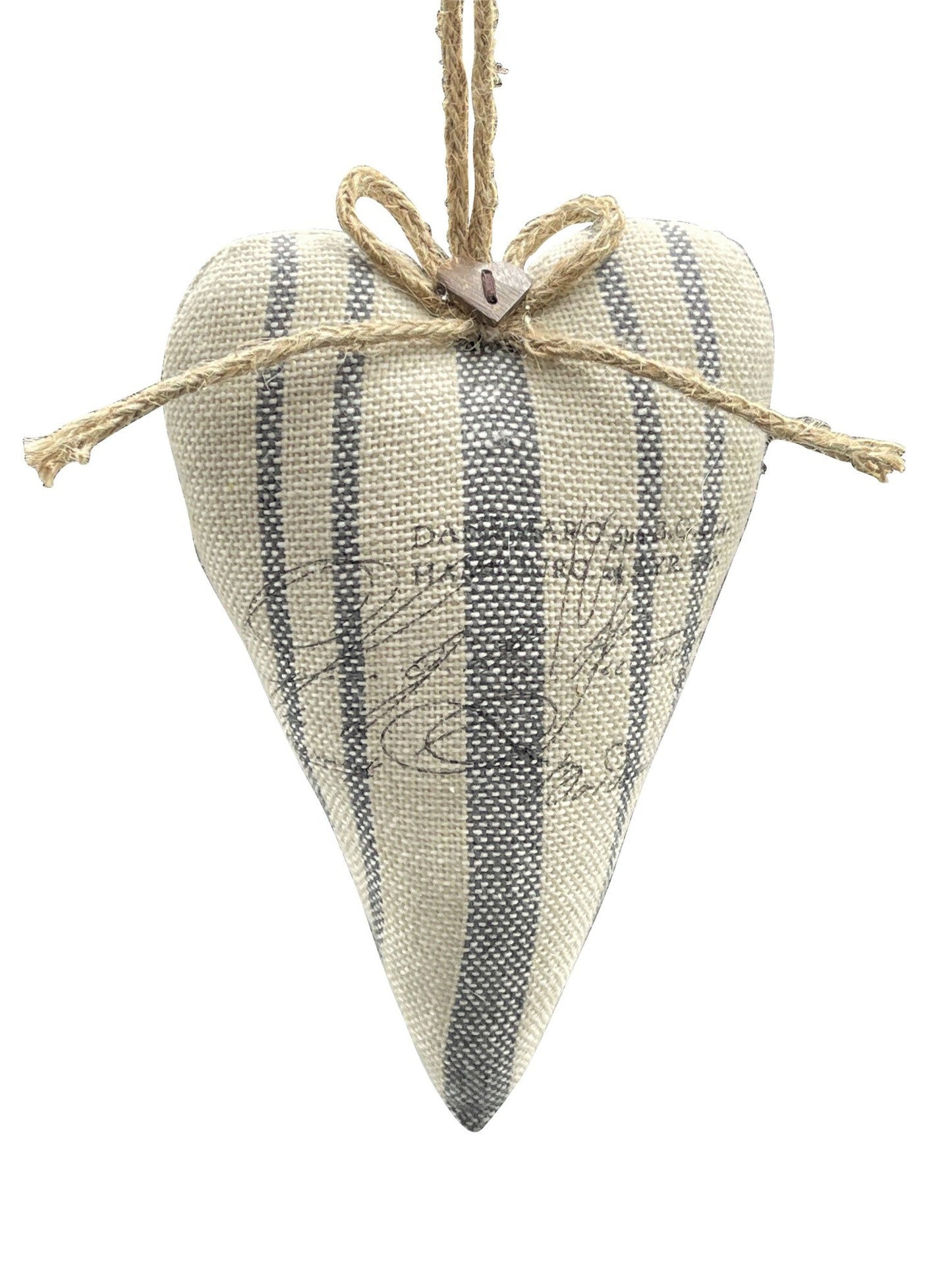 heart jute gray