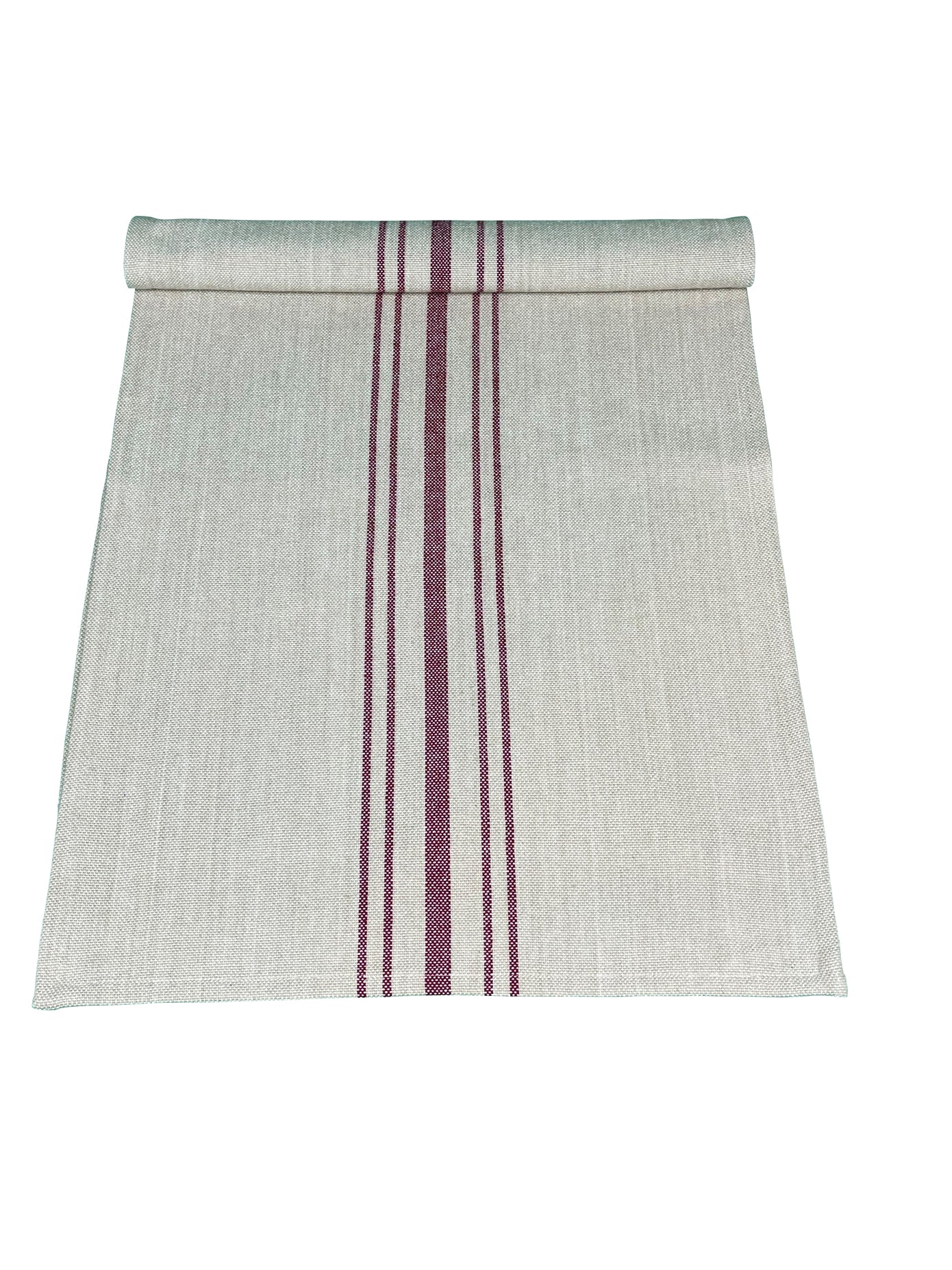 table runner jute red