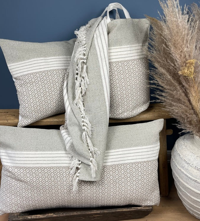 Pillow Olive Natural Blend XL incl. filling