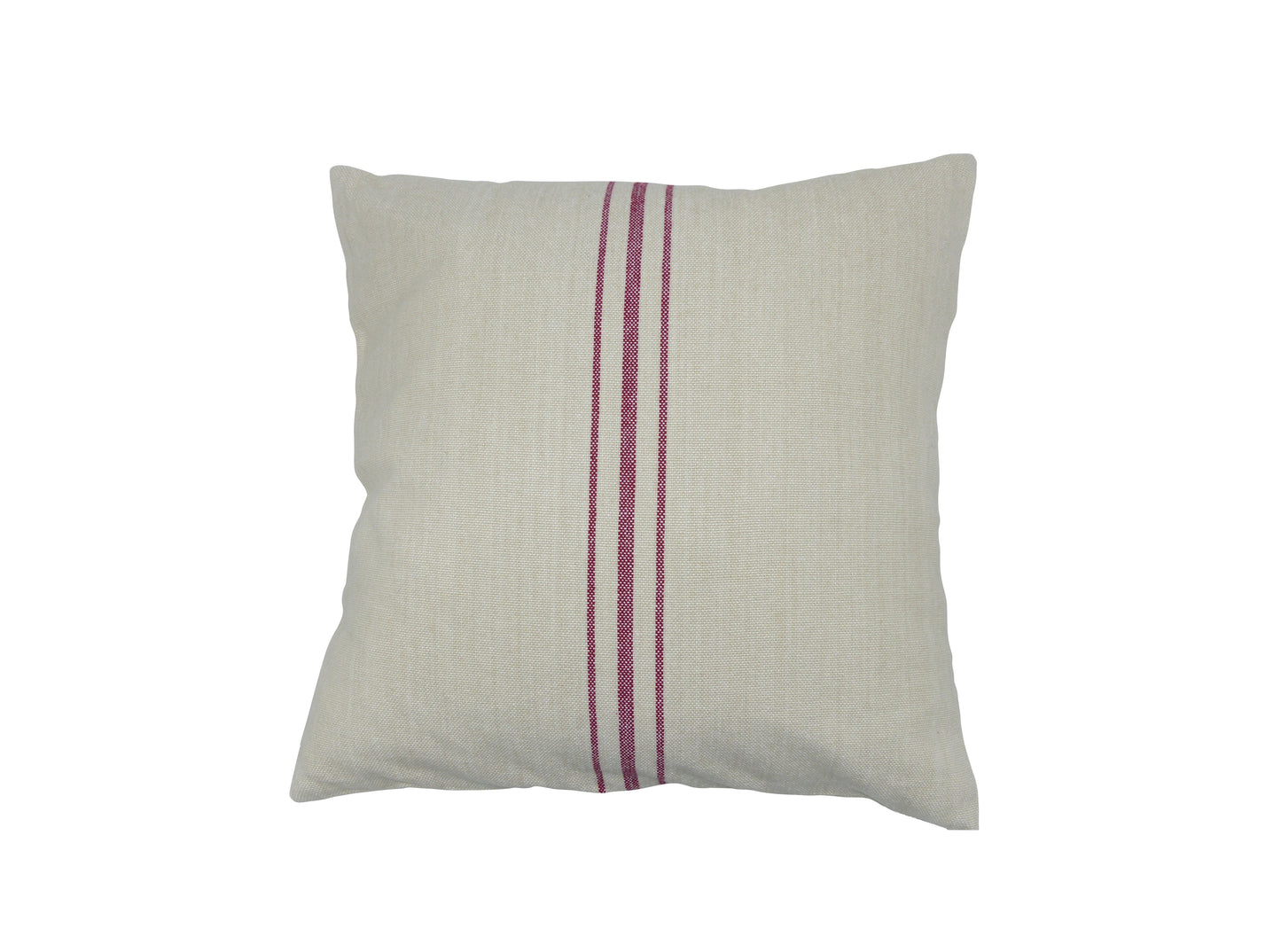 cushion cover 50x50 cm jute red