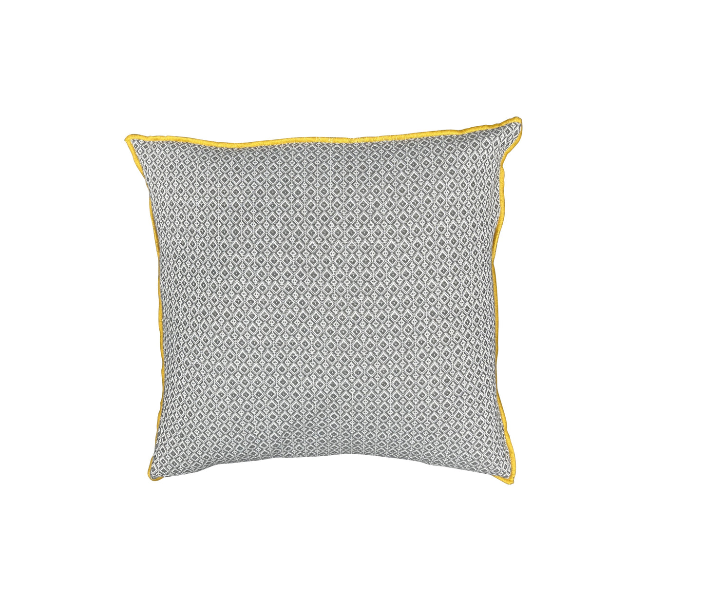 Kissenhülle Harlekin schwarz /senf