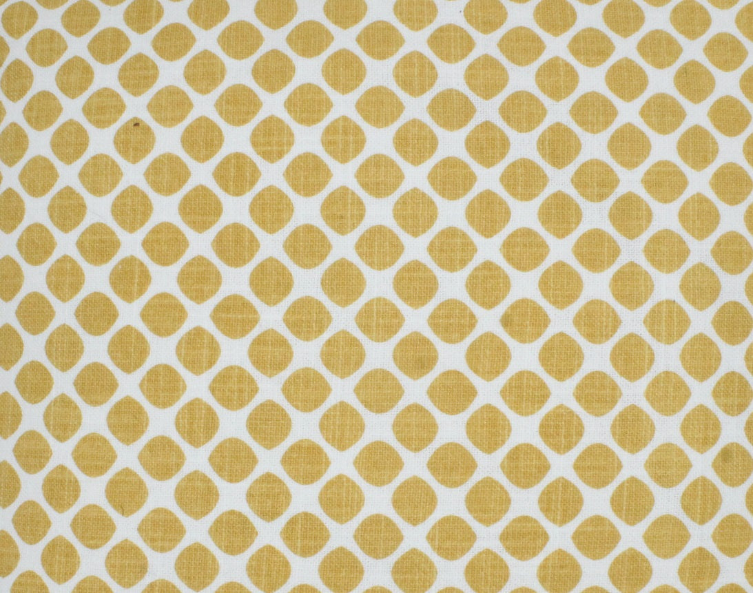 Meterware Tupfen senf