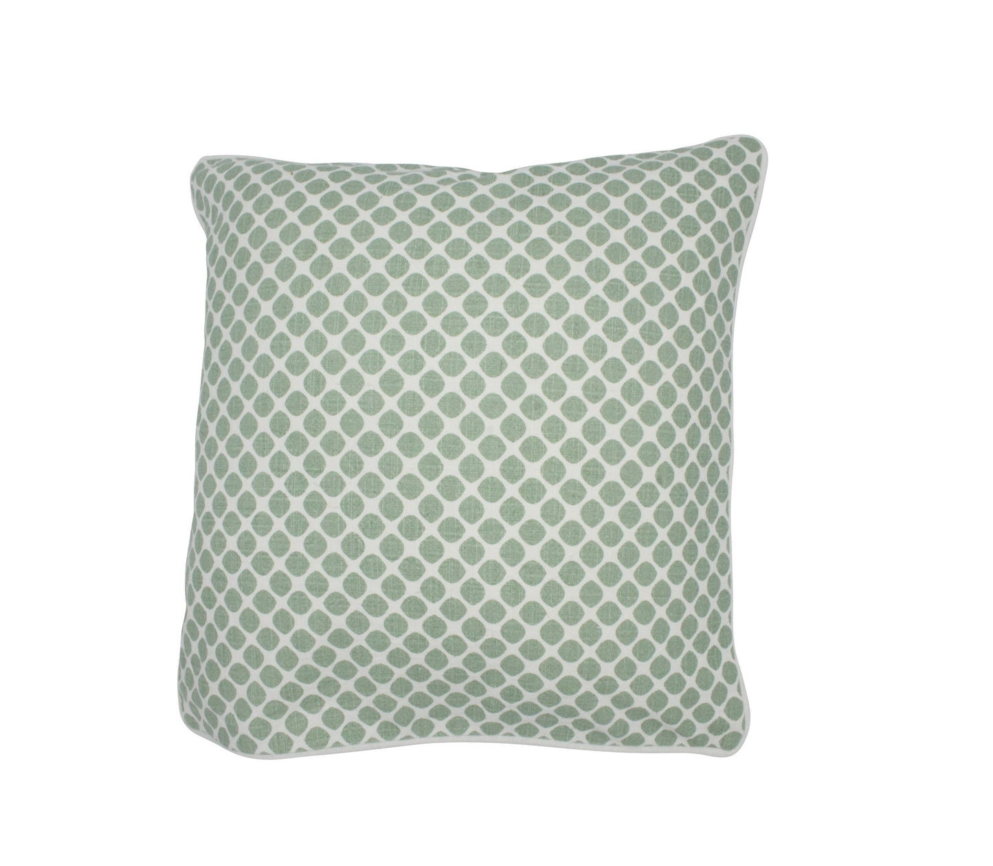 Kissenhülle Tupfen Smoke grün