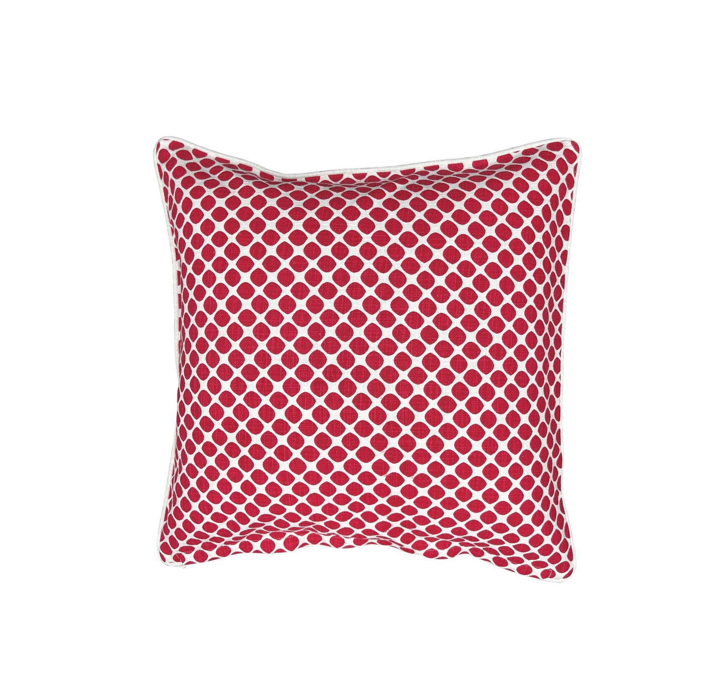 Kissenhülle Tupfen rot