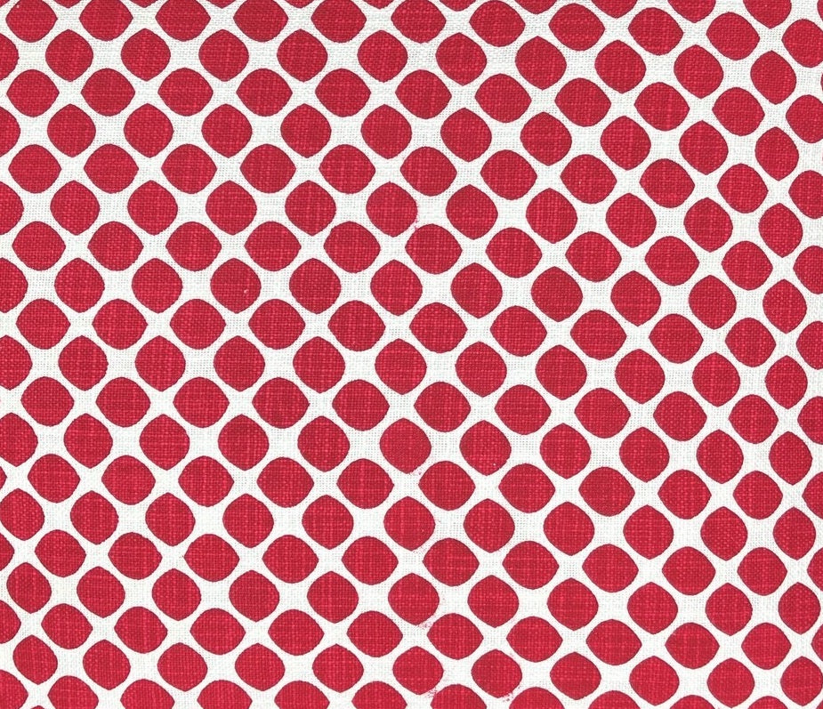 Meterware Tupfen rot