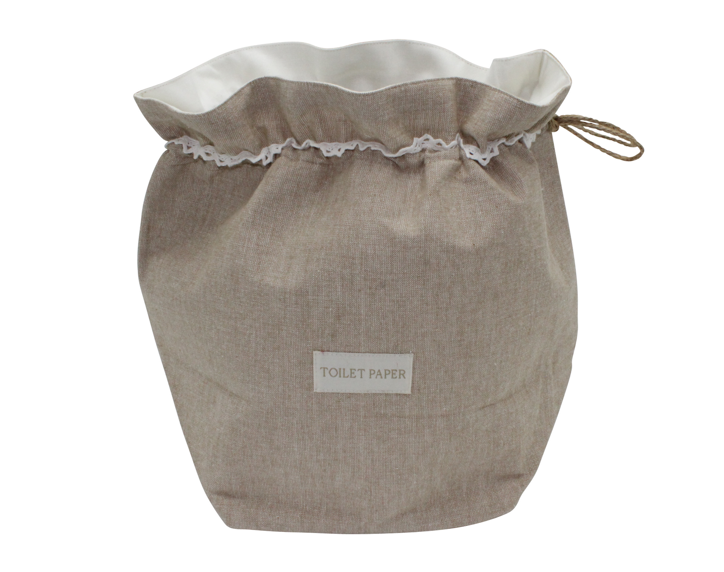 Pose med toiletpapir