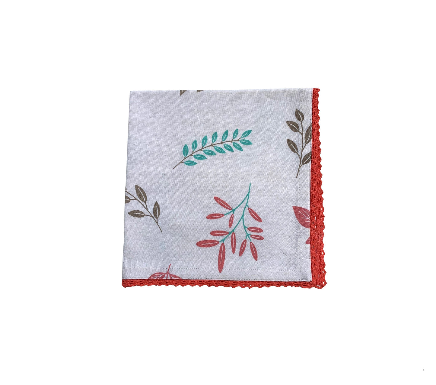 Napkin Leaves Coral