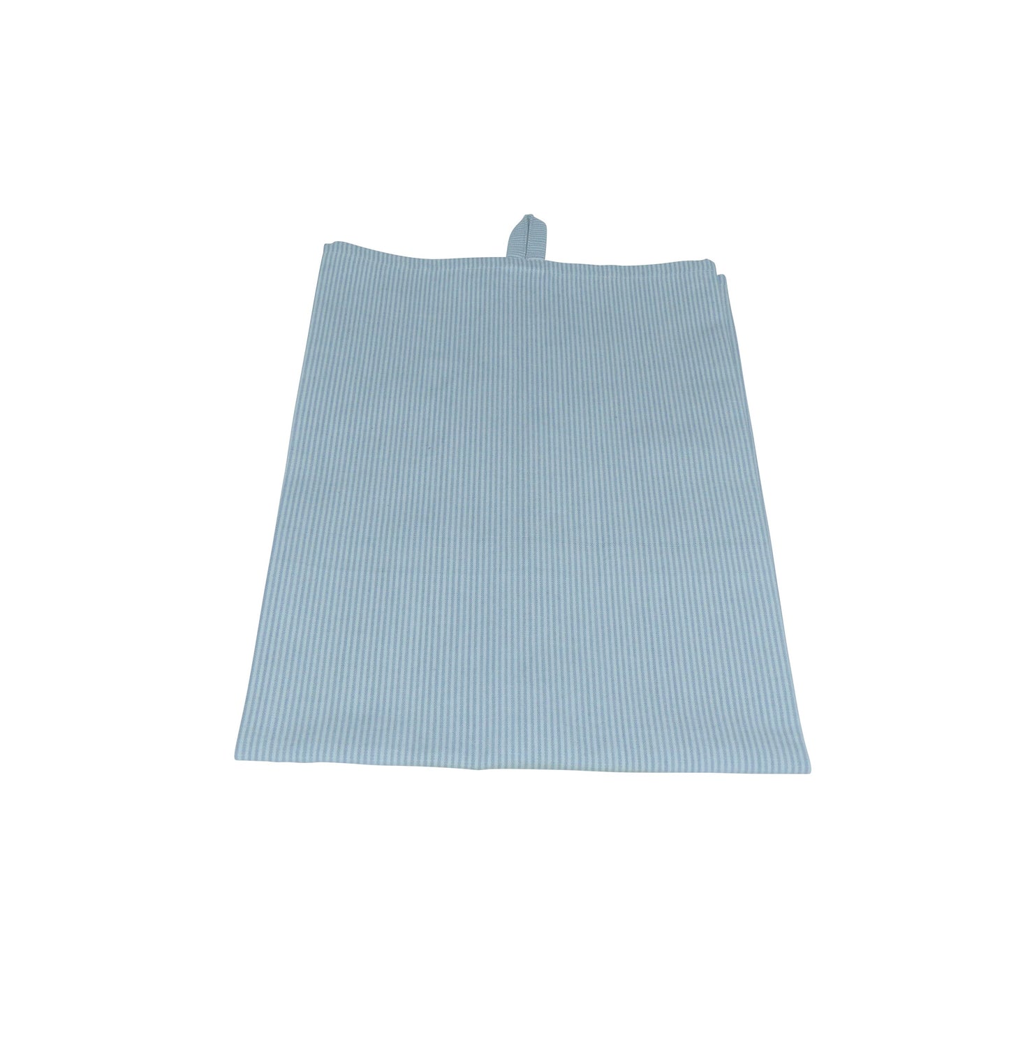 Viskestykke mini striber lyseblå