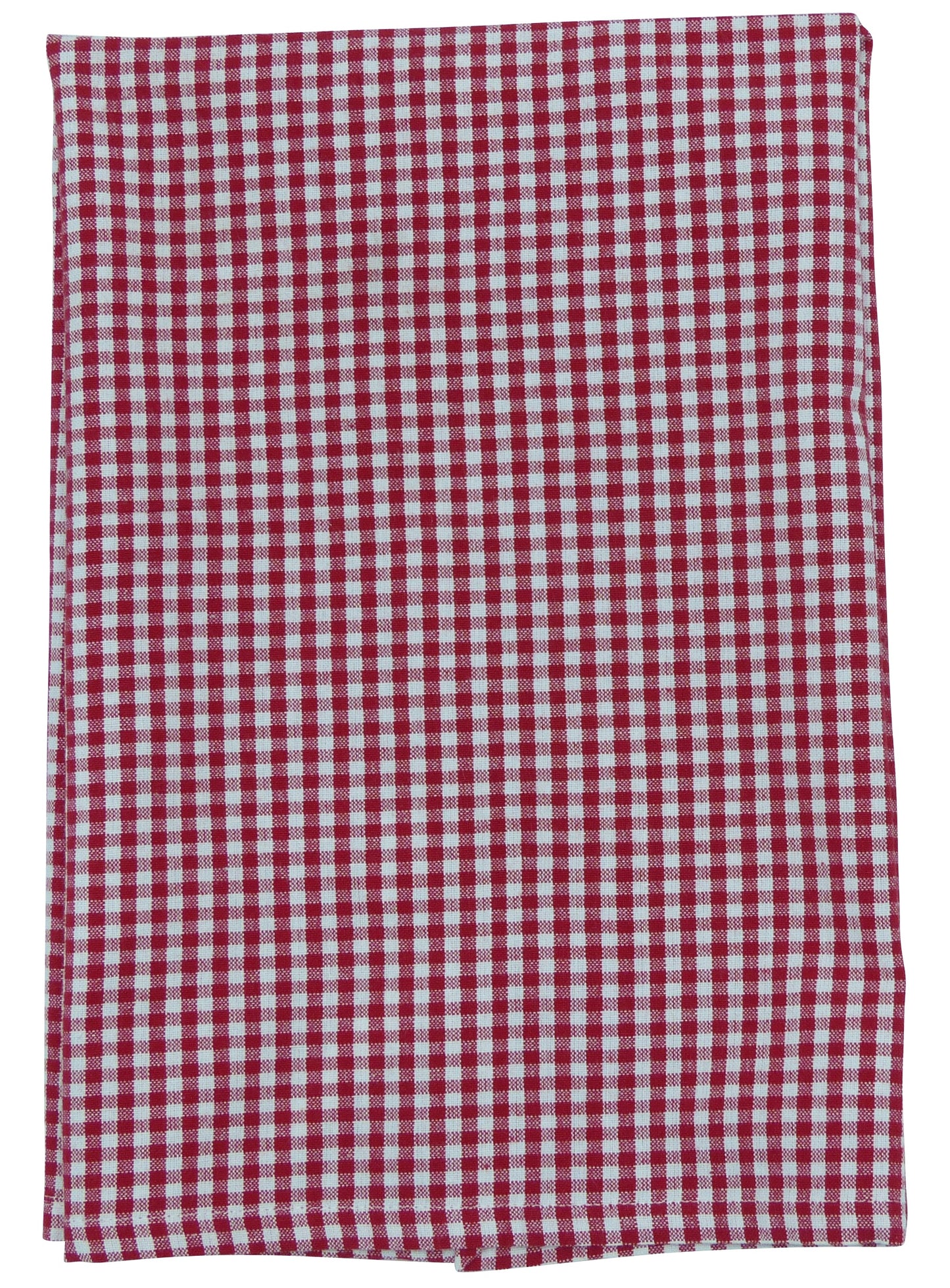 tea towel large red checked