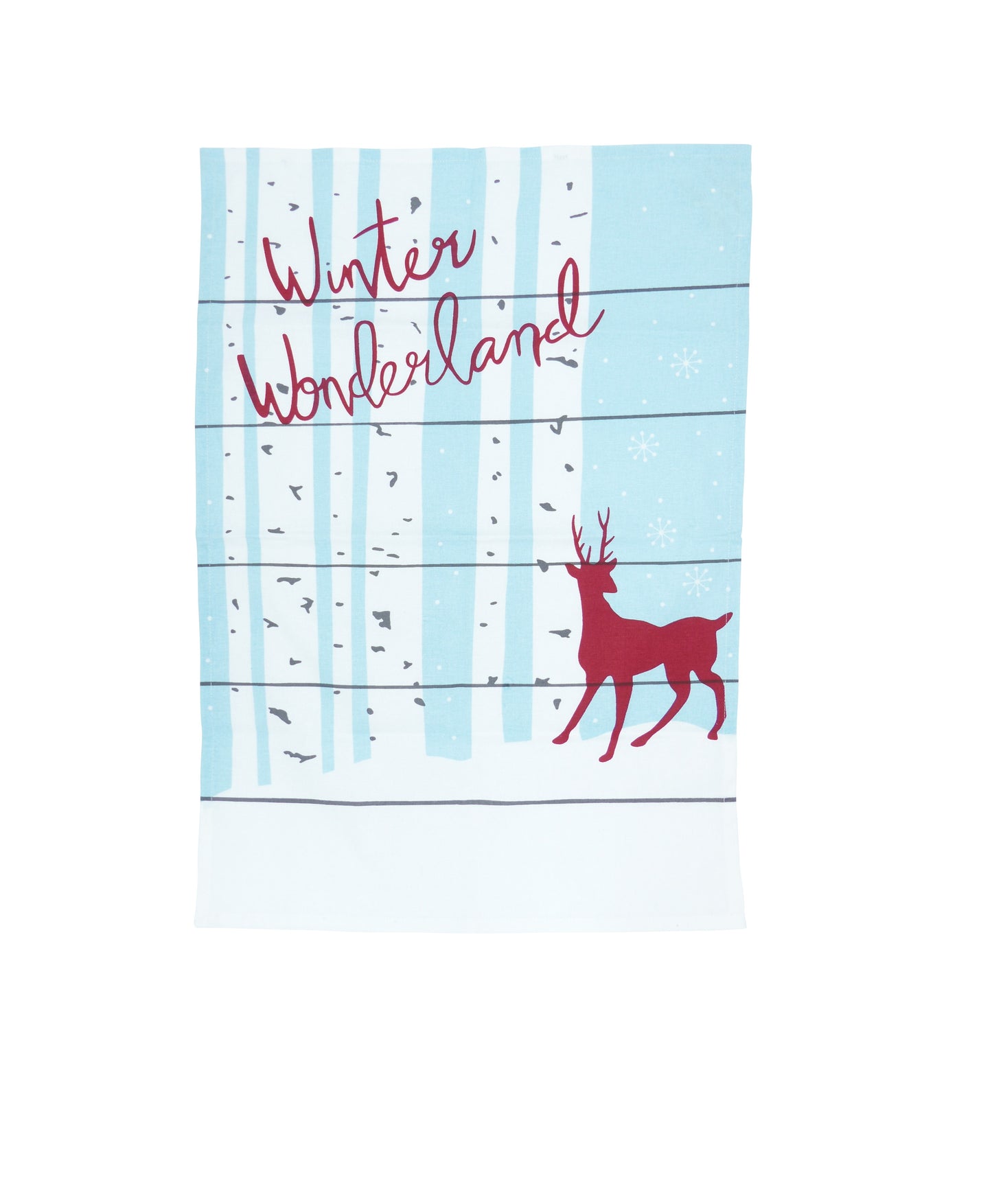 Winter Wonderland tea towel