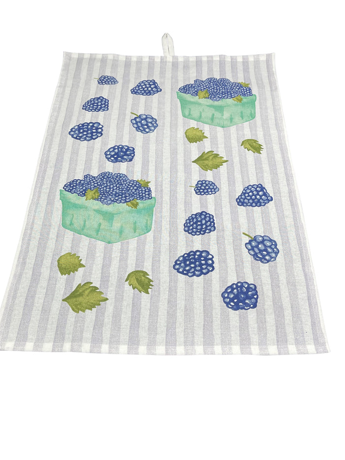 Viskestykke brombær på striber