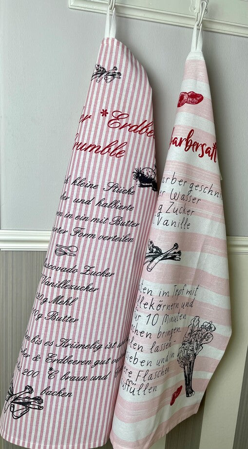 Rabarber crumble viskestykke