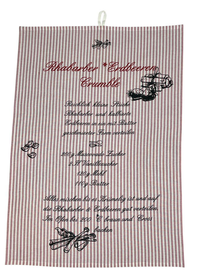 Viskestykke Rabarber crumble DK