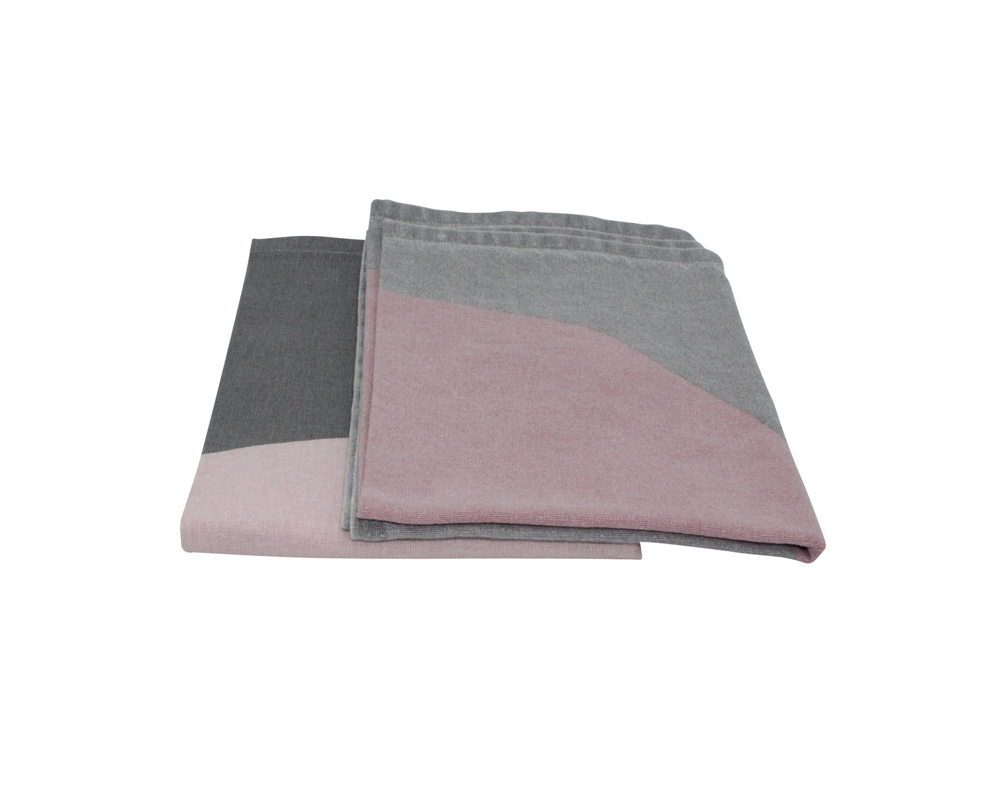 Viskestykke cirkel støvet pink og cirkellilla