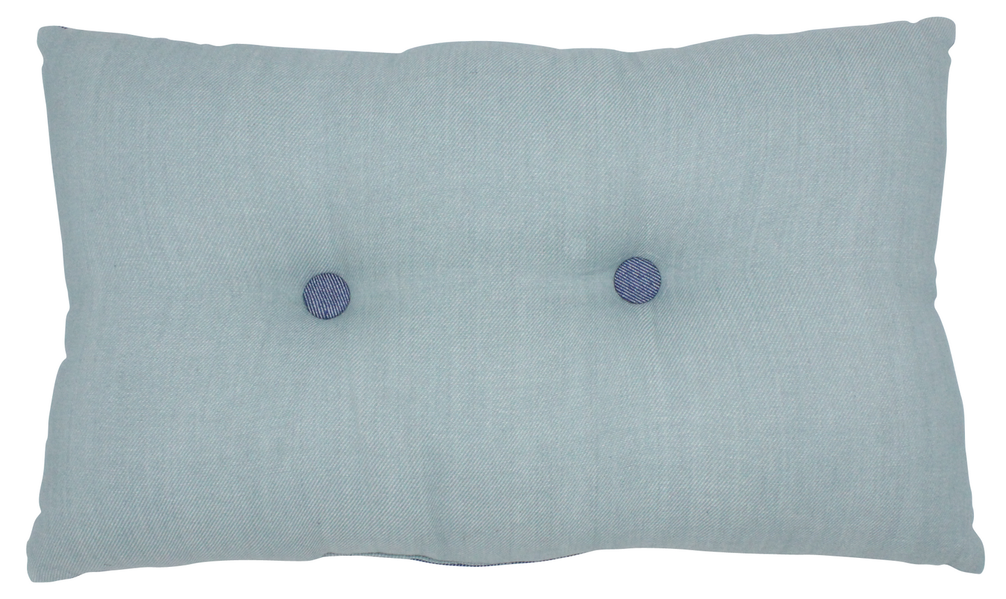 Pude DUO lille mørkeblå og lyseblå (inklusive fyld)