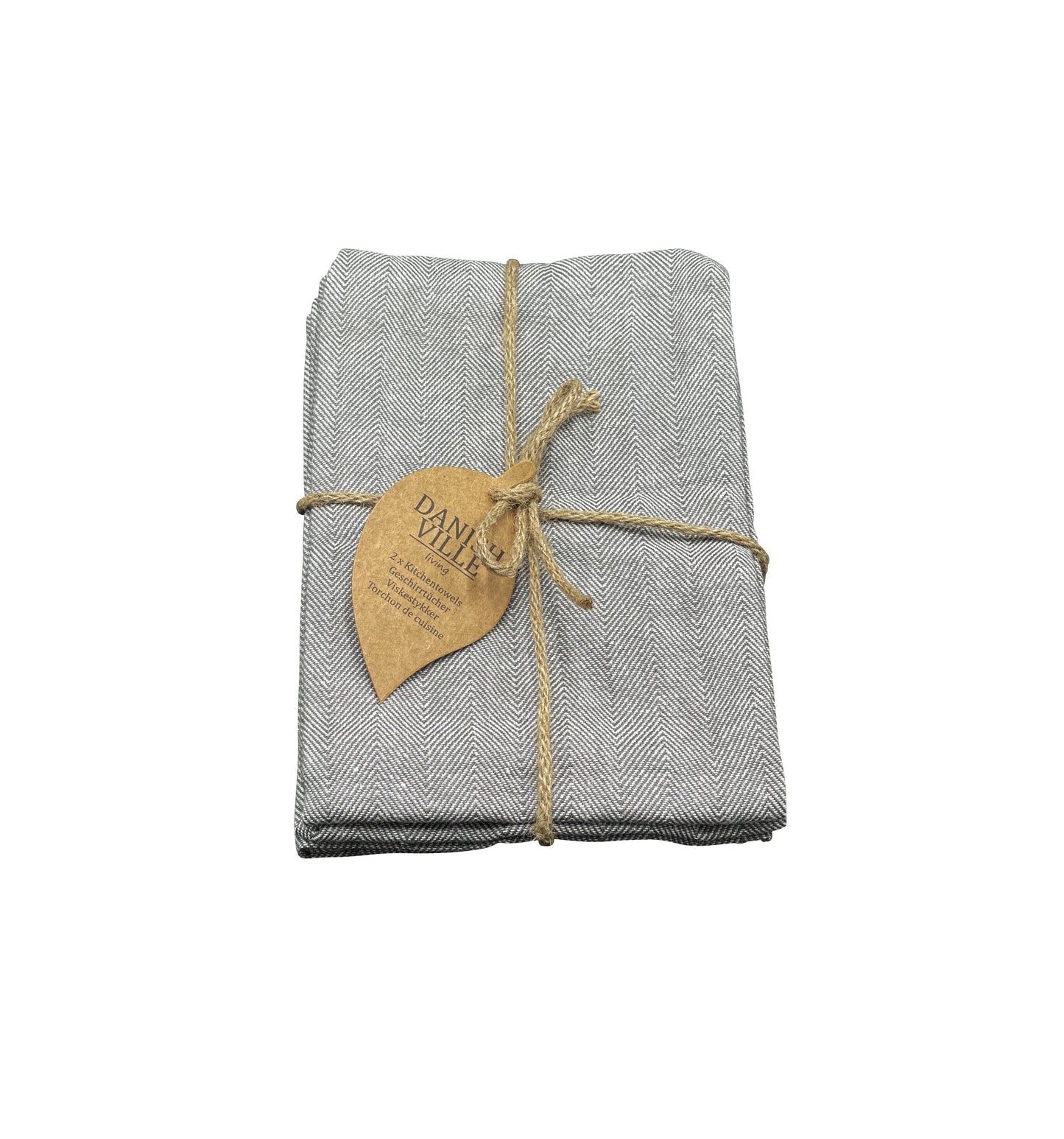 Sildebensviskestykke, grå/hvid