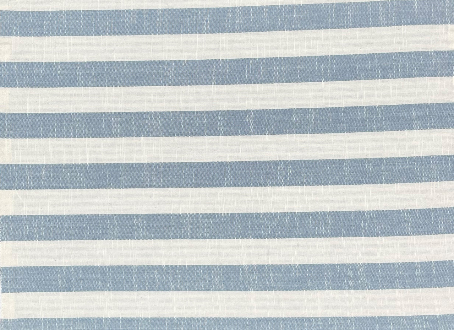 Meterware Sophie staubig blau breite Streifen