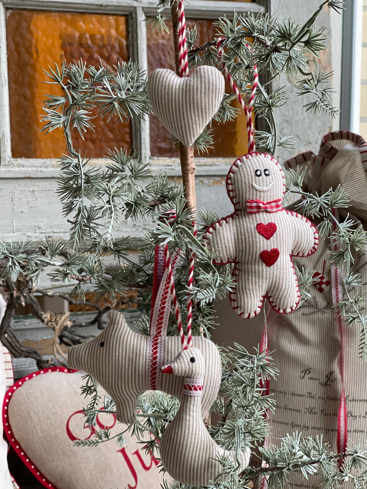 Lebkuchenman Pendant Stripes