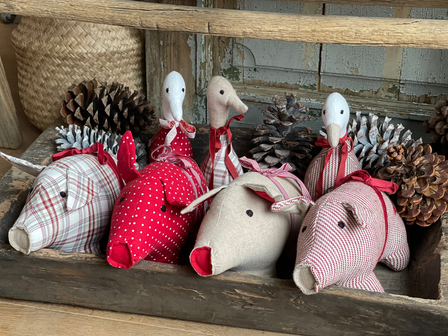 Ferkel Türstopper Tupfen