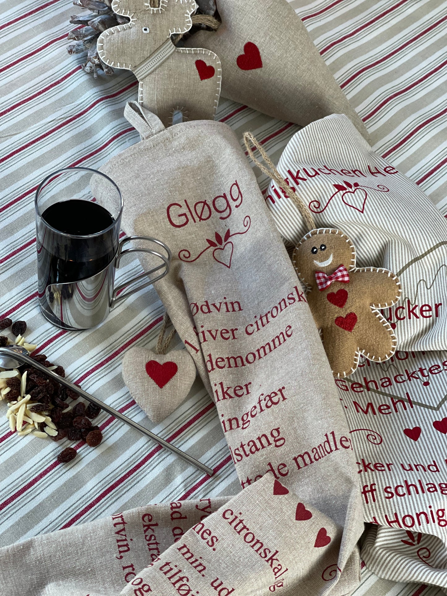 Elch Anhänger Chambray