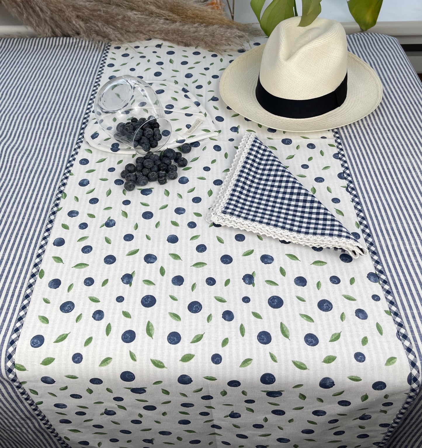Tischläufer Blaubeere