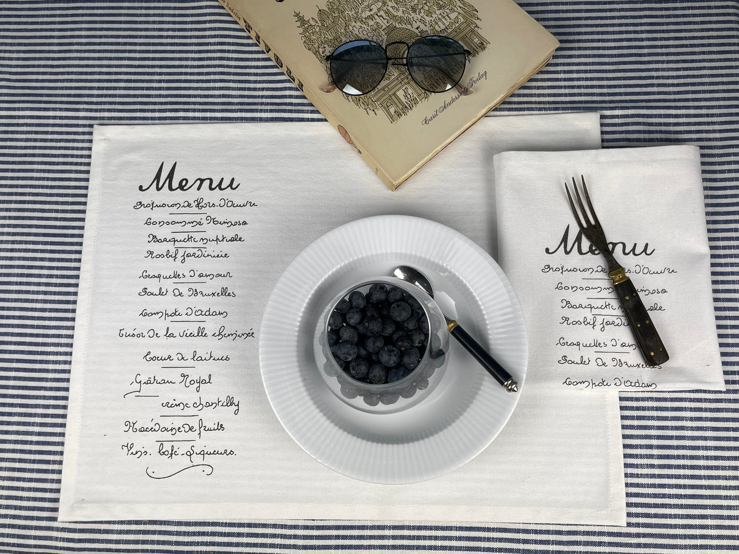 Dug Sophie mørkeblå striber