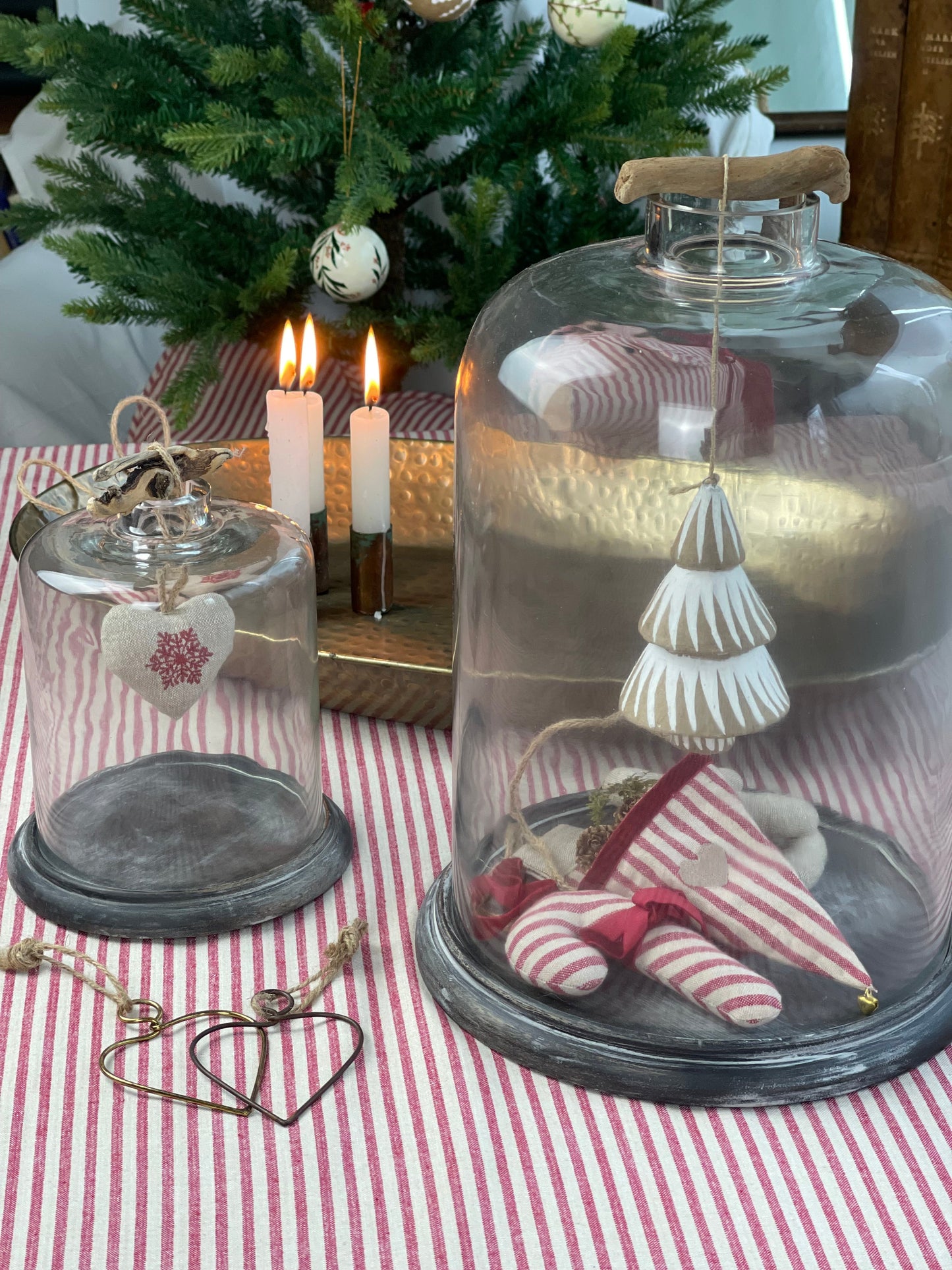 heart pendant, copper