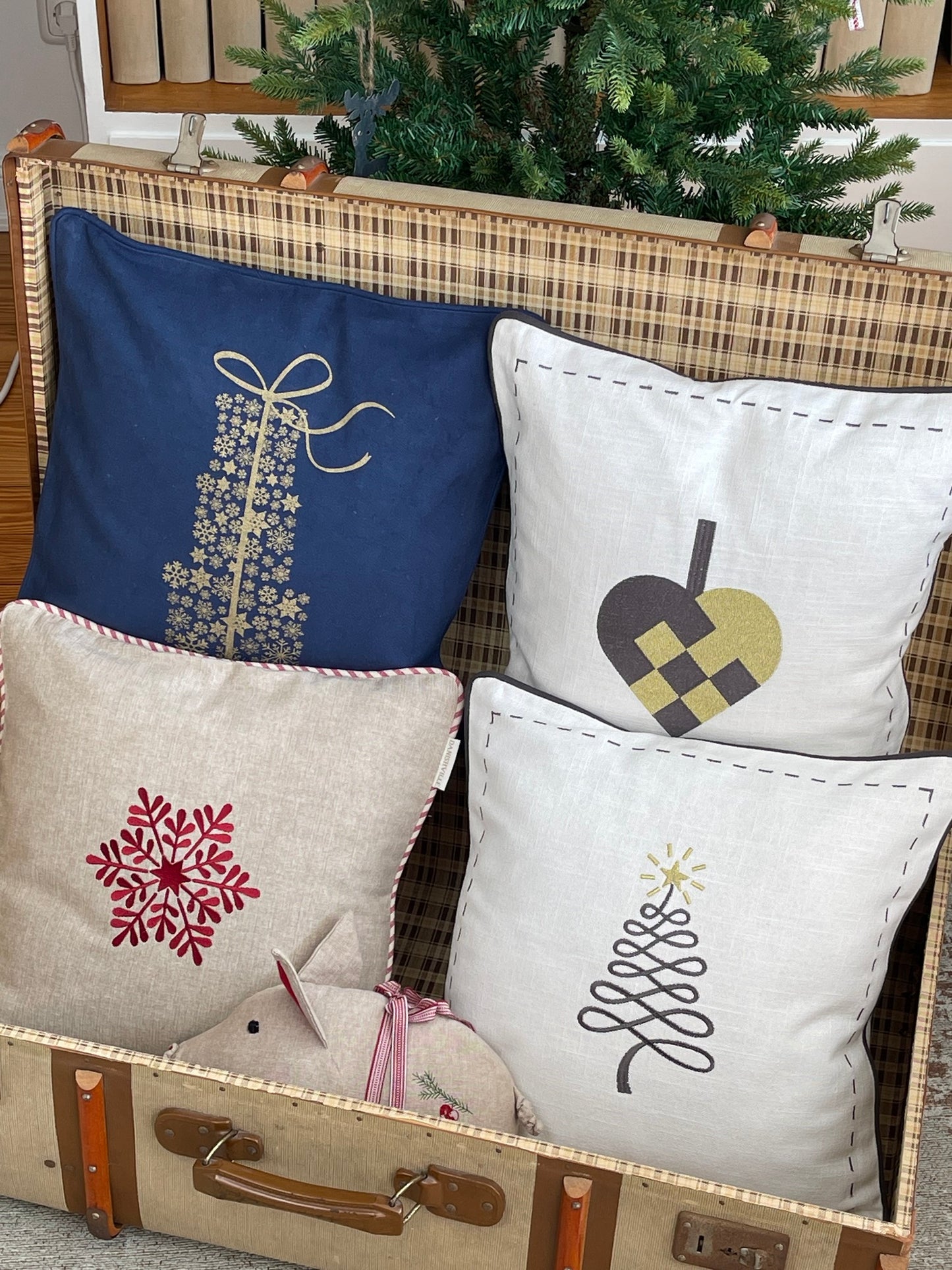 Kissenhülle Silberbaum