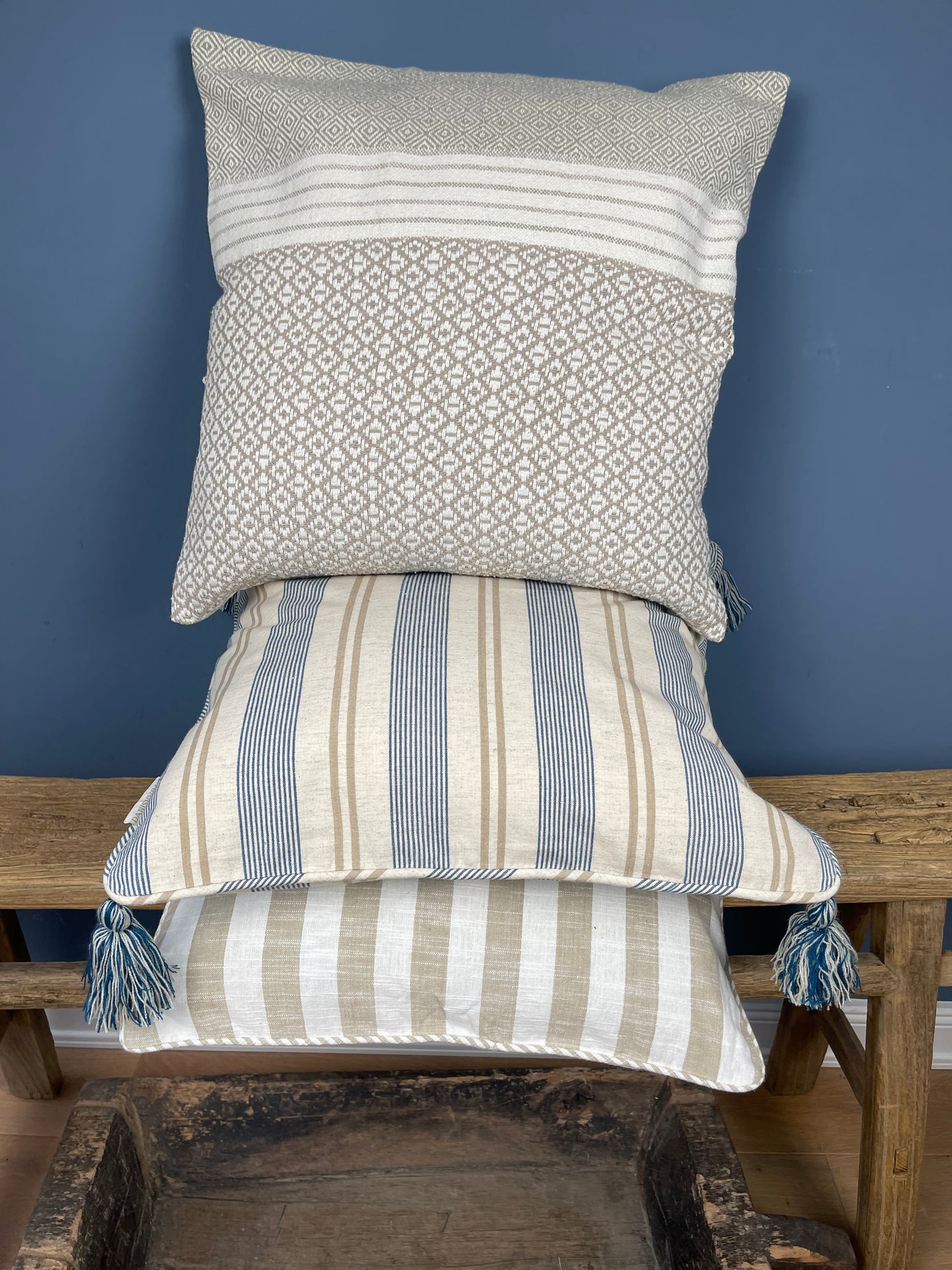 Kissenhülle Olive Natur Blend