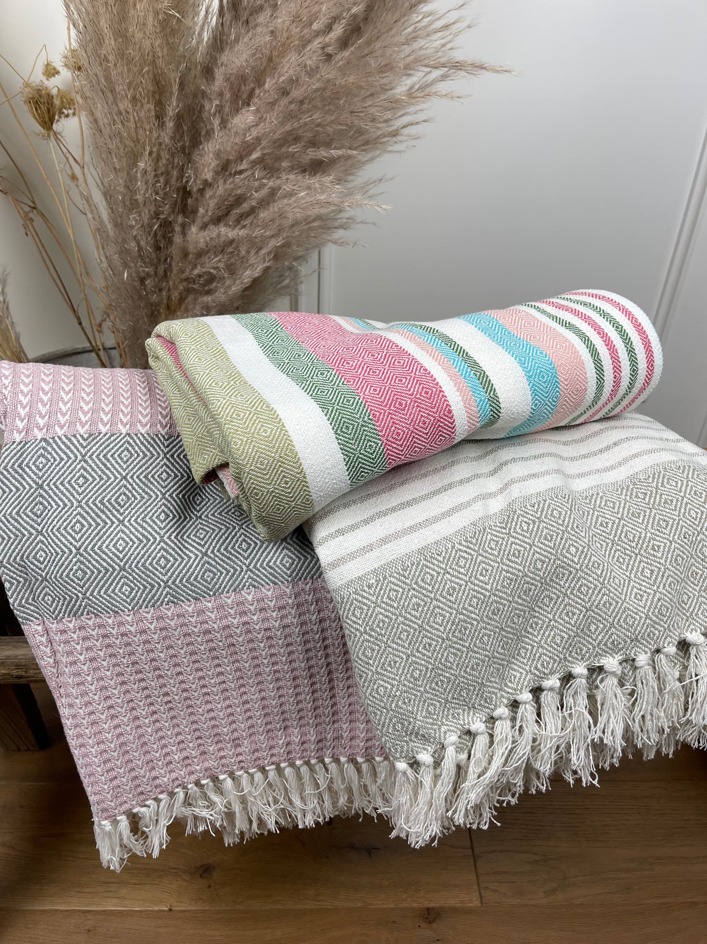 Tischdecke Summer Lolly m. Franzen