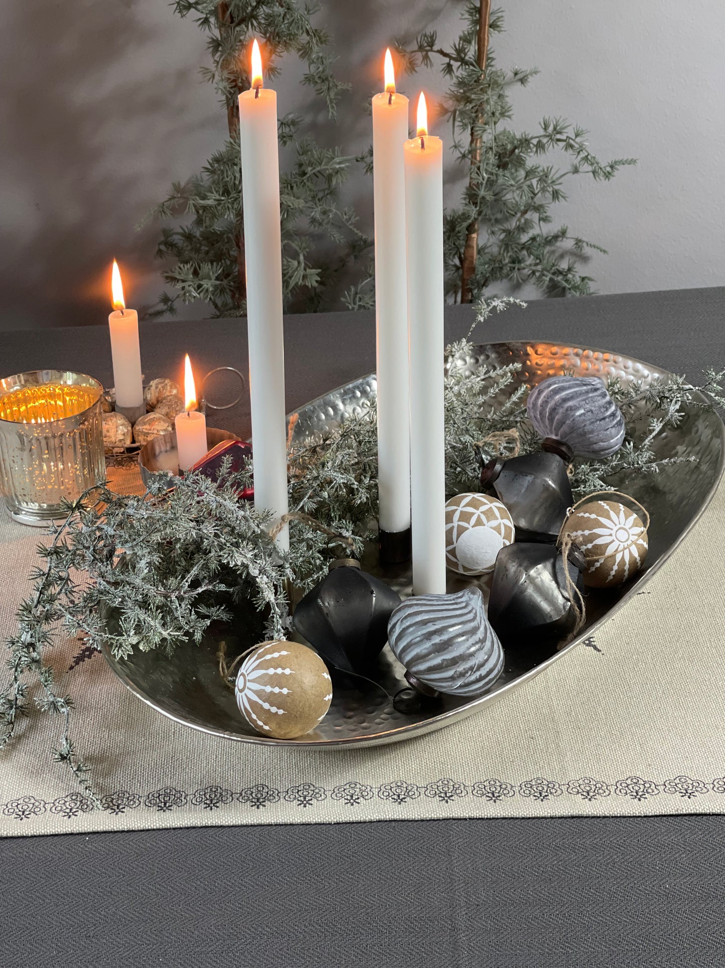 onion pendant antique gray matt