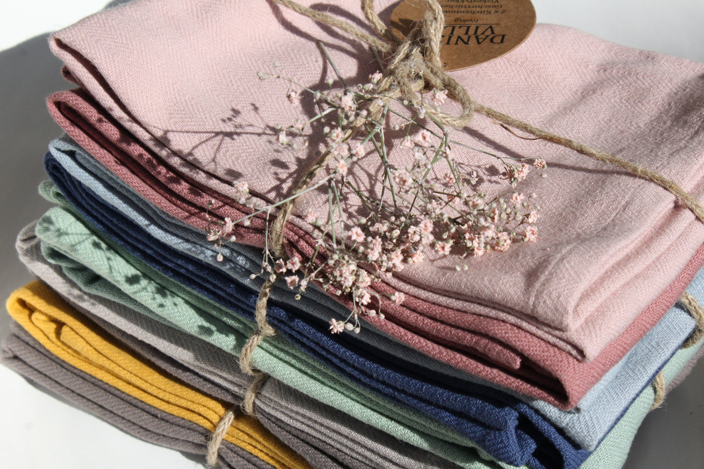 Sildebensviskestykke, beige/koralsand