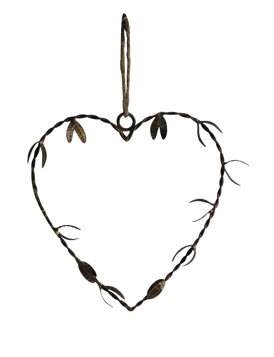 Mistelten hjerte messing